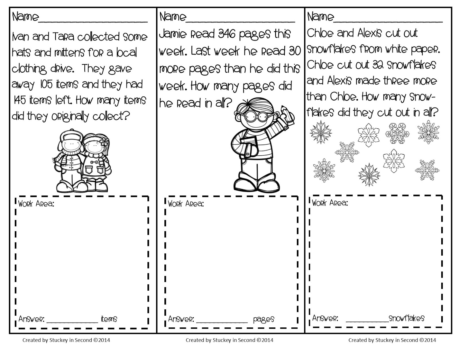 multi step problem solving 2nd grade worksheets