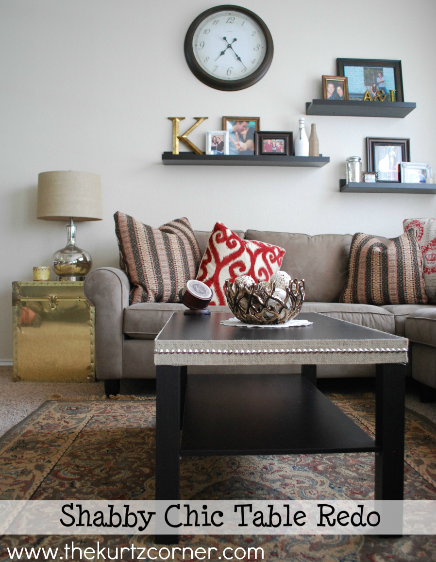 The Kurtz Corner Shabby Chic Coffee Table Redo Shabby Chic Coffee Table Redo We All Know How Long It Takes To Fill A New House With Furniture While Can T Always Afford The Nice