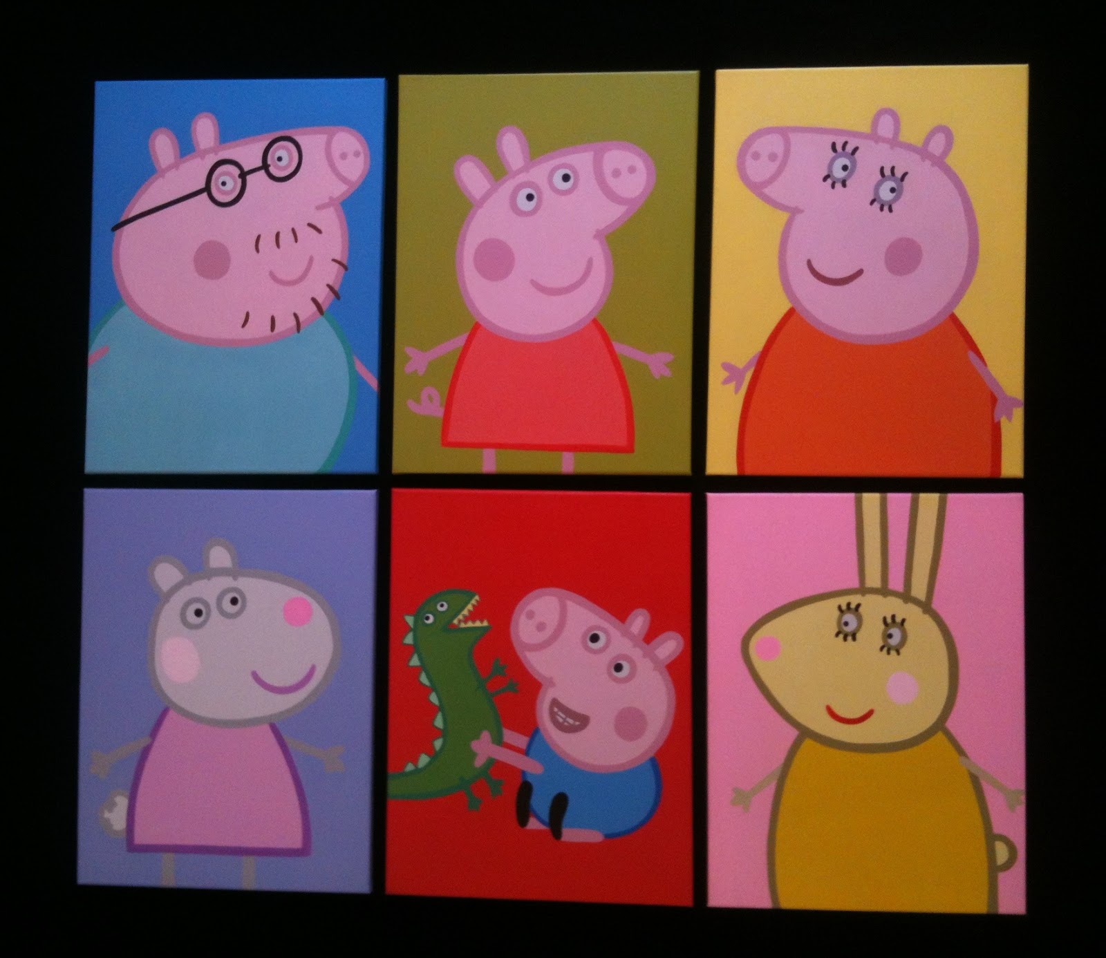 Painting Pictures wit hPeppa Pig 