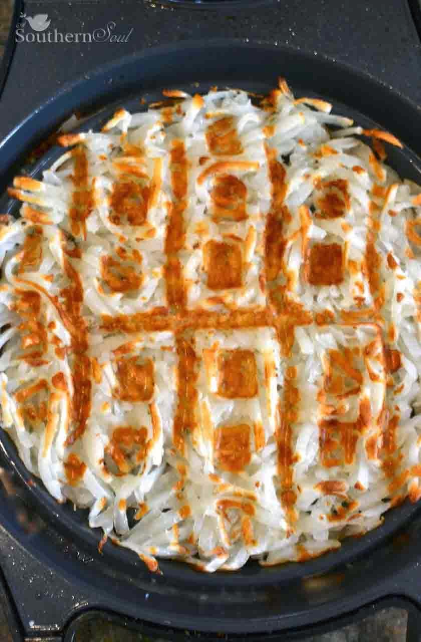A Southern Soul Waffle Iron Hash Browns