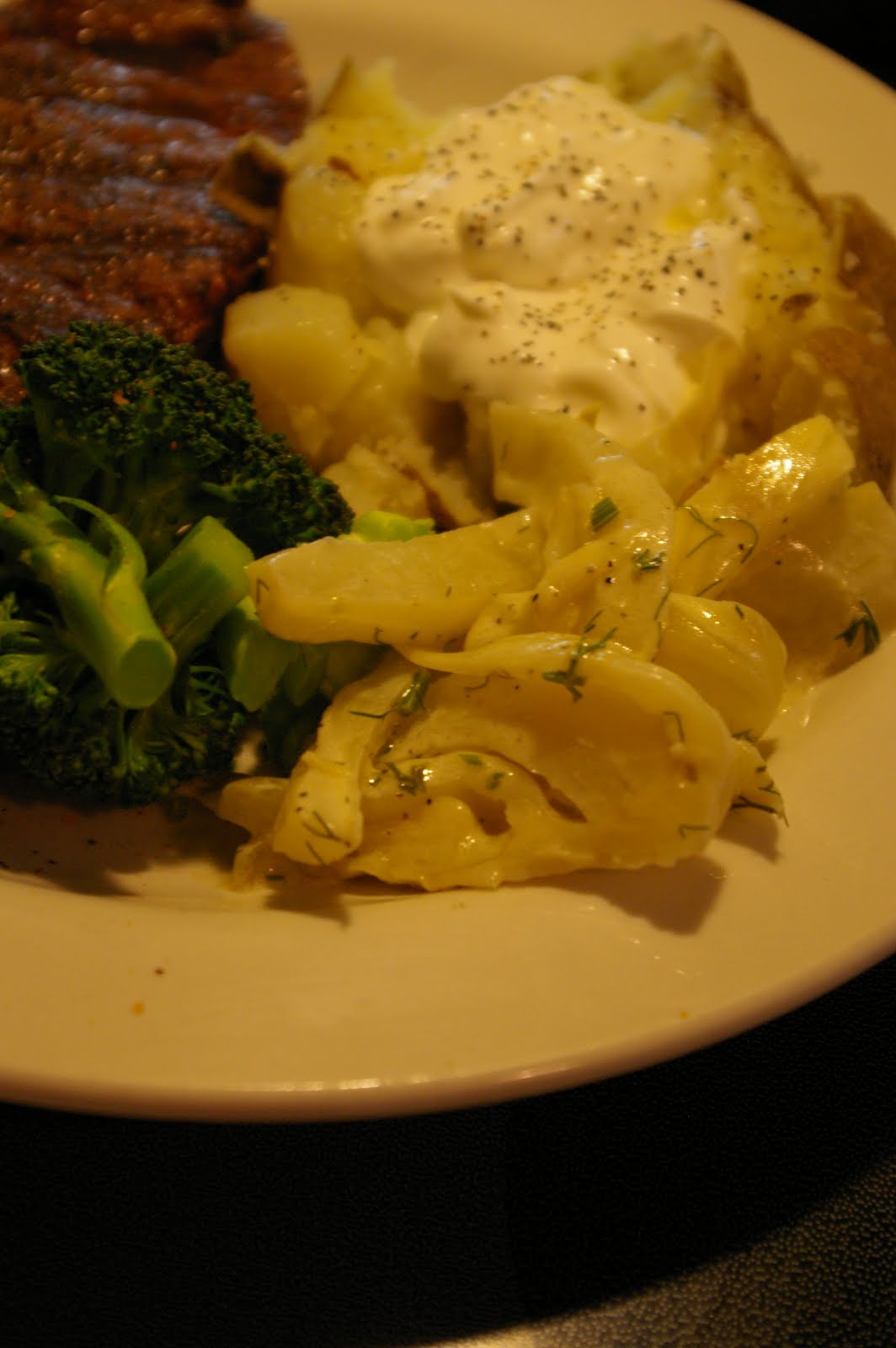 The Worthy Cook Braised Fennel with White Wine & Cream