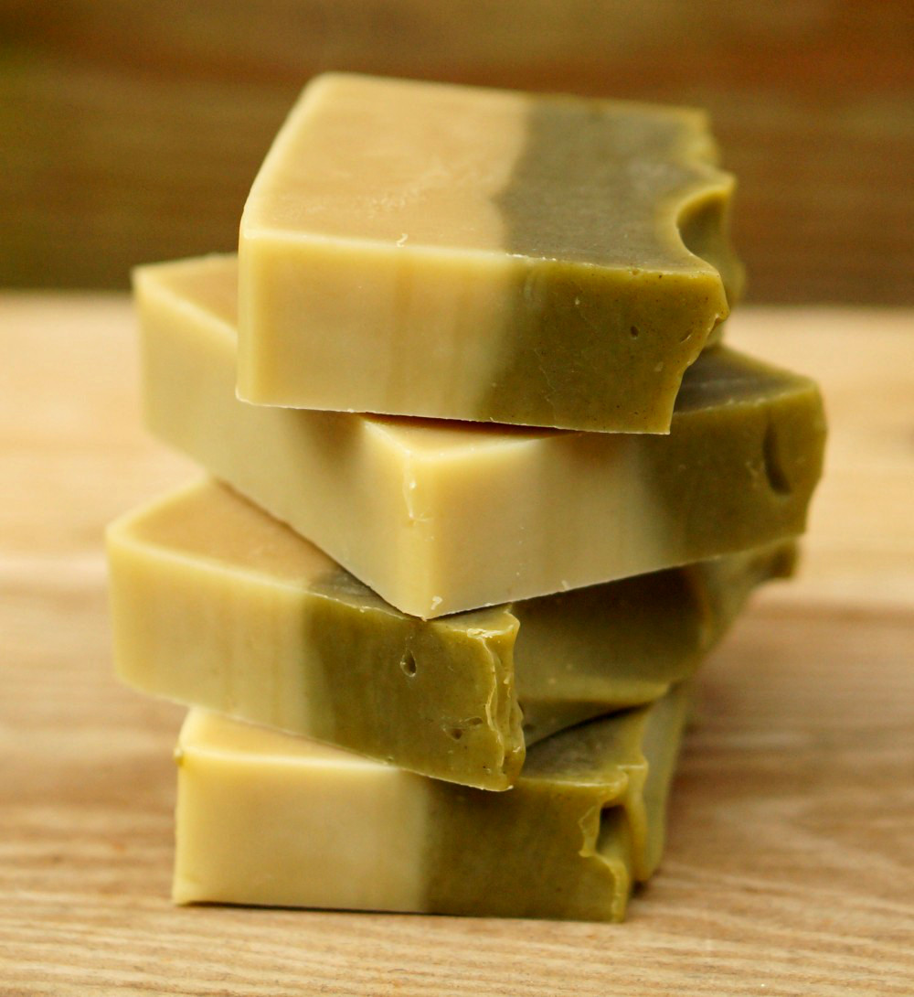 Goldenrod, chamomile and lavender cold process soap