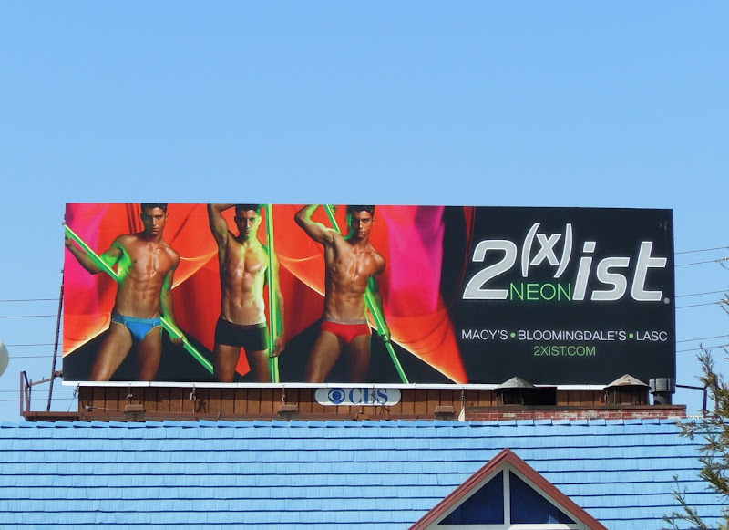 2xist neon male underwear billboard