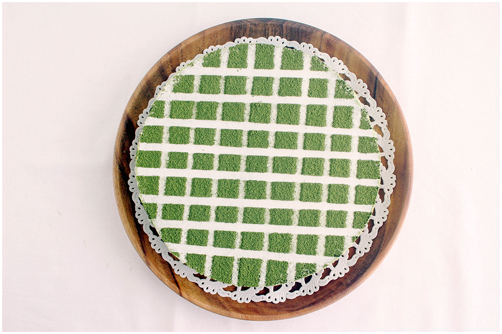 Foodagraphy. By Chelle. Matcha Tofu Cheesecake 豆腐チーズケーキ