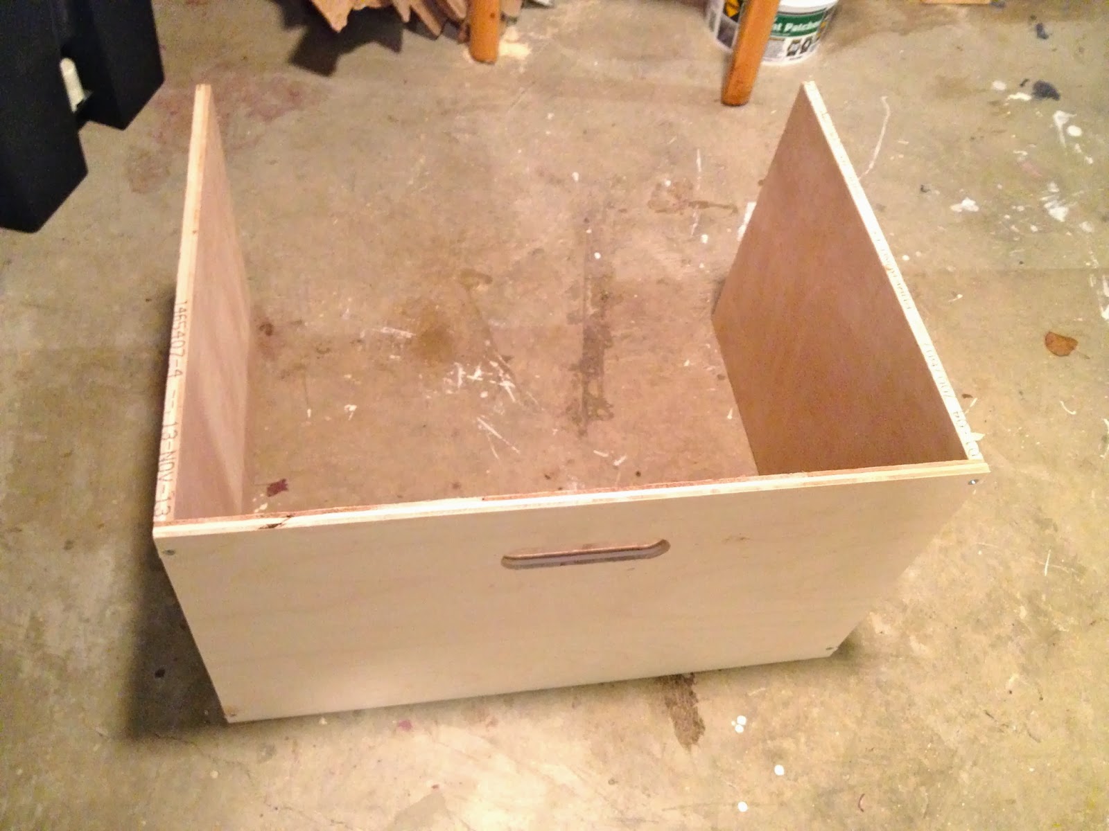 That's My Letter DIY Mudroom Bins on Wheels