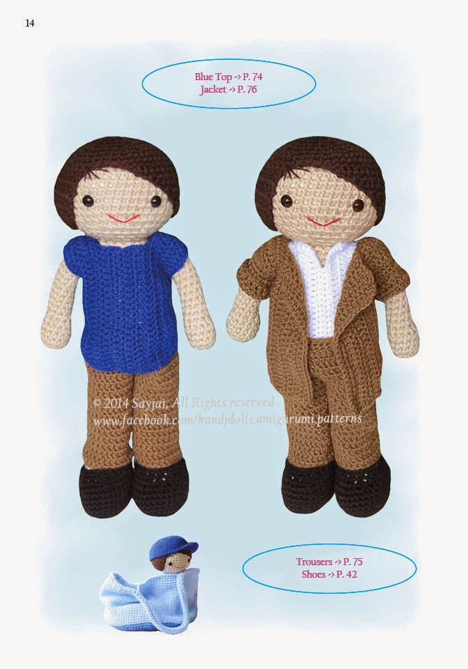 The Dress Up Dolls Crochet Pattern Book is out :) - Sayjai ...