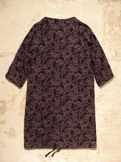 FWK by Engineered Garments "Smock Dress in Black Floral Printed Flannel" Fall/Winter 2015 SUNRISE MARKET