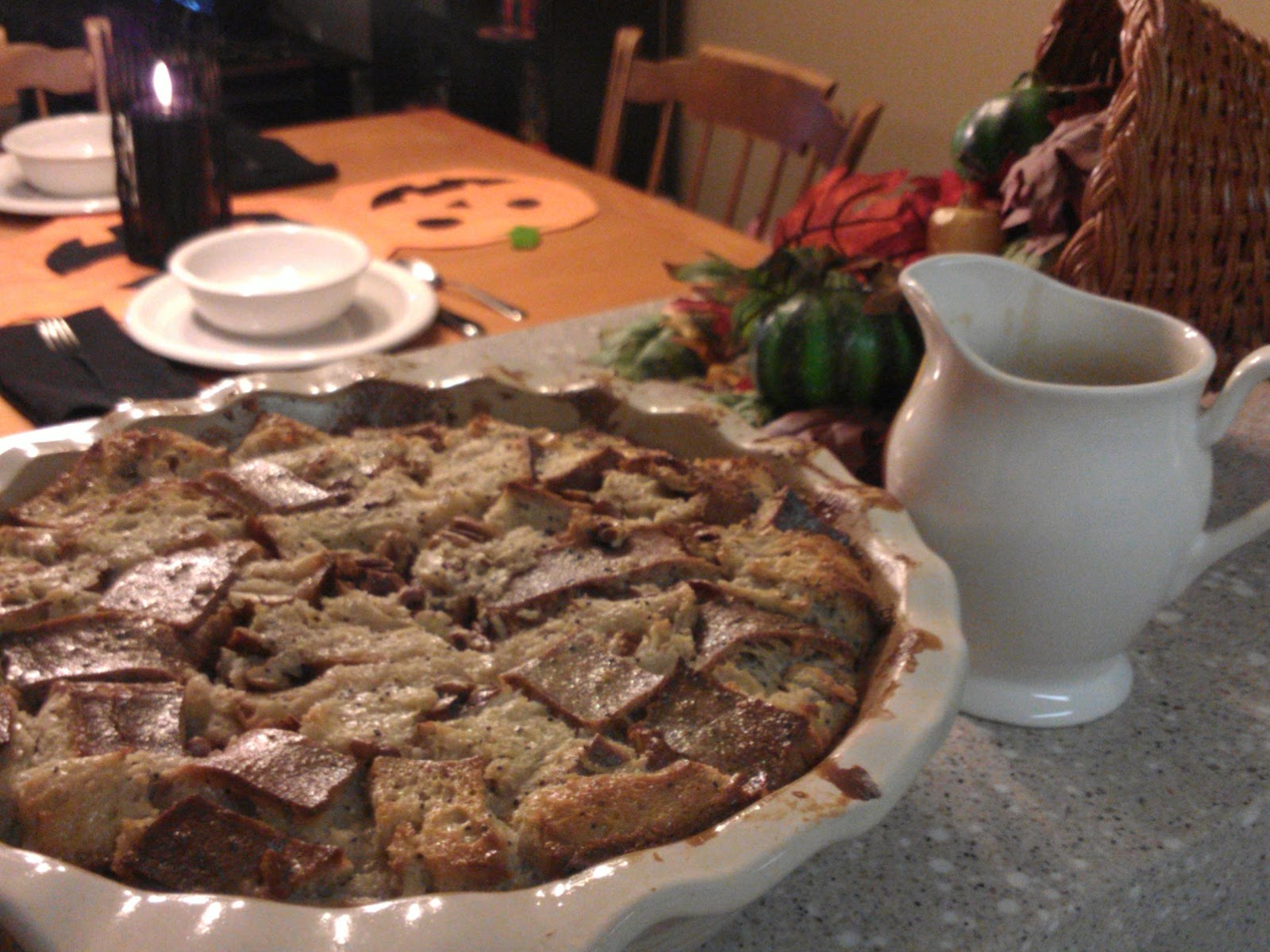 Baker Becky Bourbon Butterscotch Bread Pudding