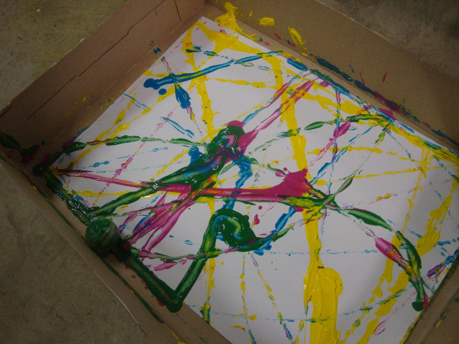 Fun with marbles 2 Marble painting! A House Full of Sunshine