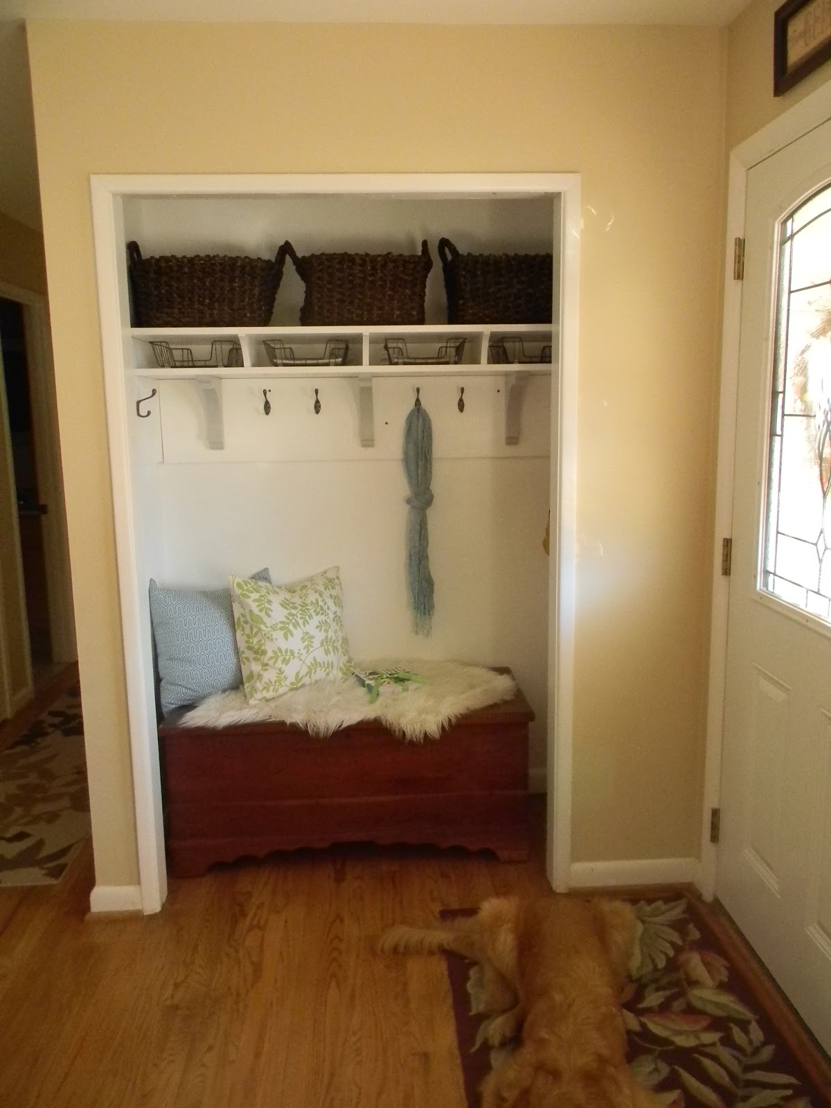 The Diligent One Coat closet to minimudroom phase I
