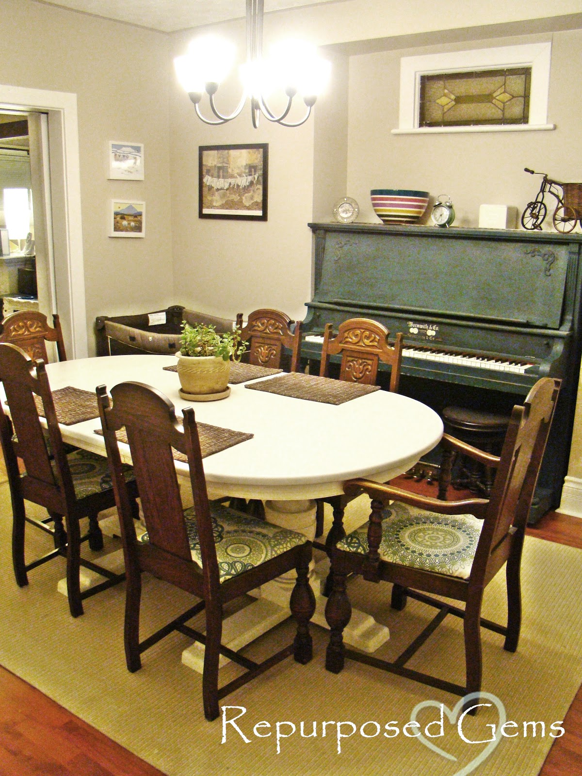 Repurposed Gems Dining Room Reveal