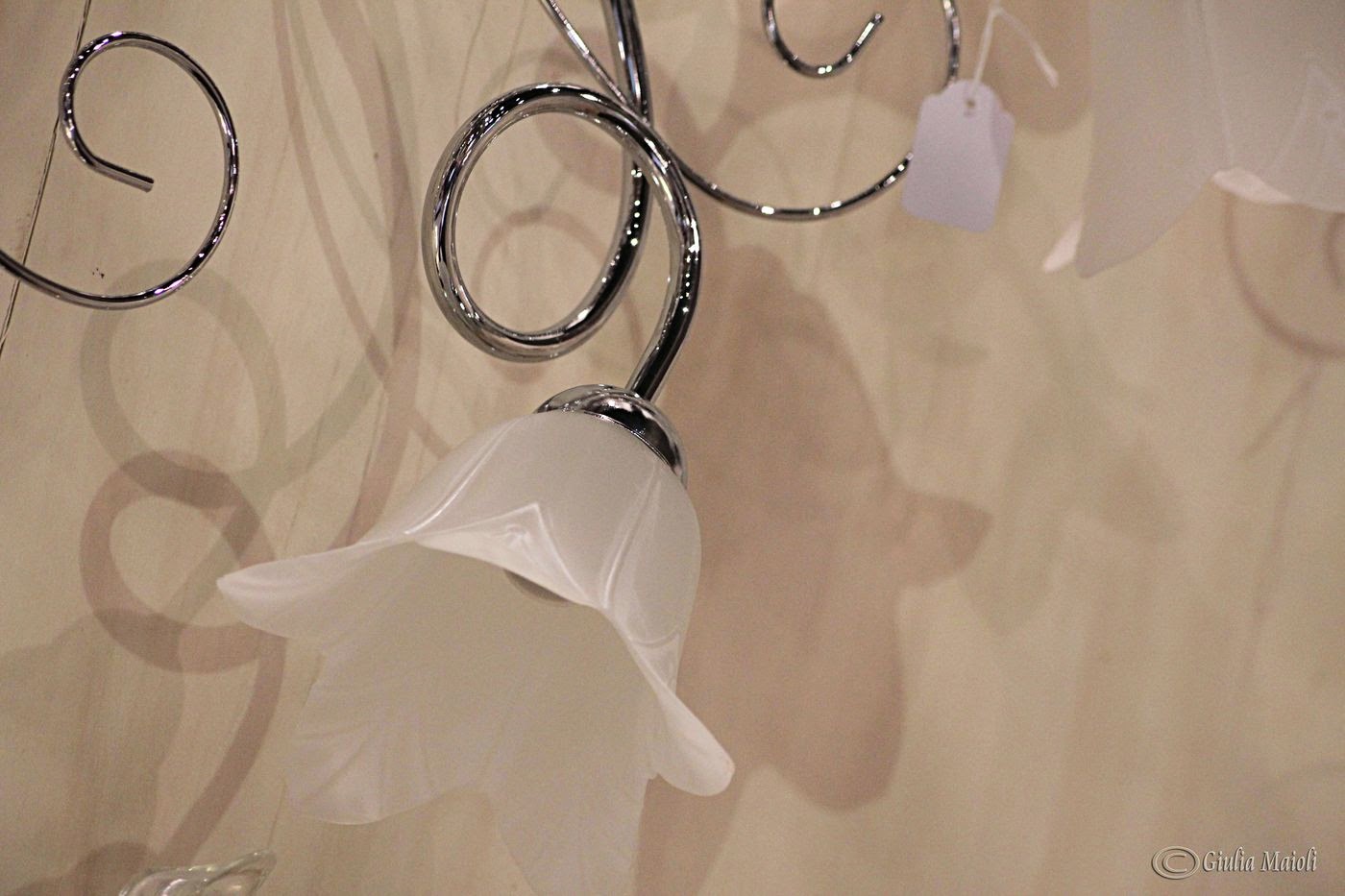 Lucicastiglione fabbrica lampadari: lampadari moderni cromati coe ... Plafoniera con cristalli swarovski