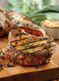 grilled pork steaks with pineapple