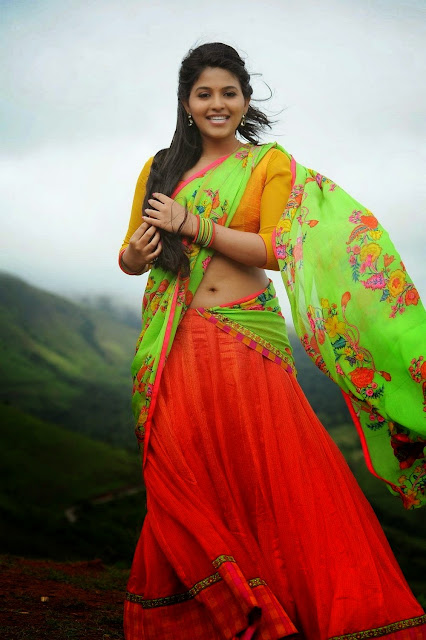 Actress Anjali Saree Below Navel Show Photos