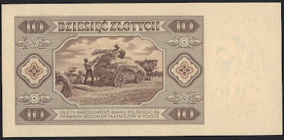 Polonia 10 Zlotych 1948 P# 136