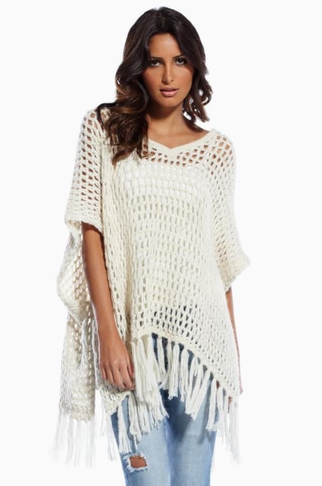 María Cielo Poncho crochet de verano