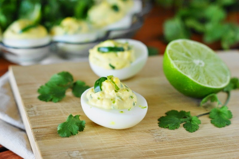 JalapenoLime Deviled Eggs The Kitchen is My Playground