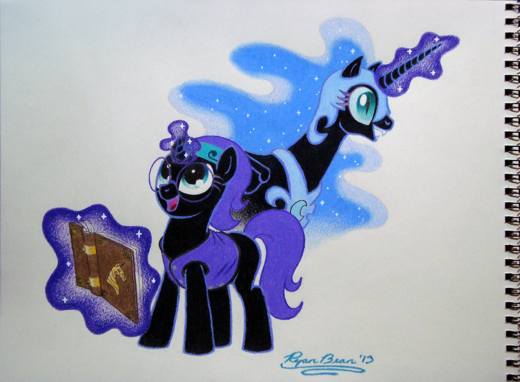 trotting towards nightmare night villains profile nightmare moon