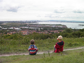 portsmouth harbour from portsdown hill