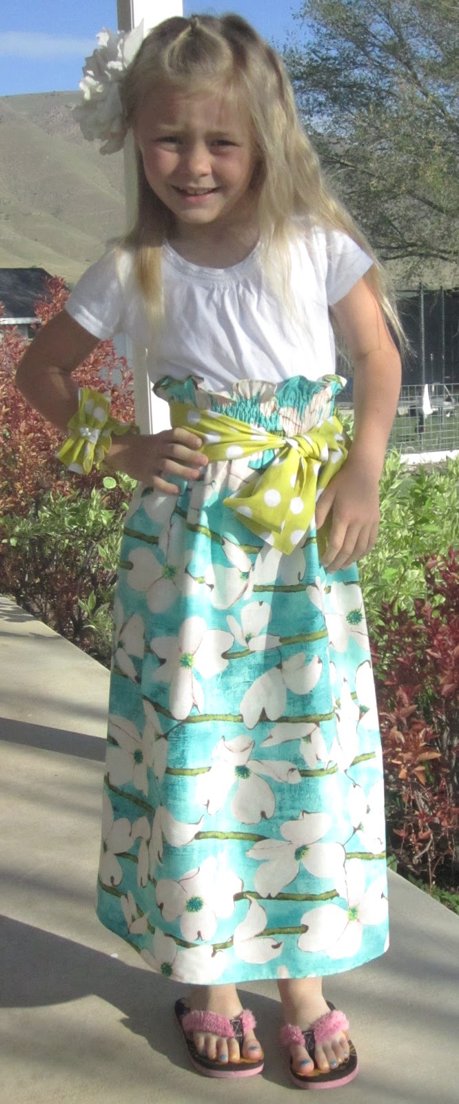 Fancy Meeting Ewe Little Girls Maxi Skirts, Tutorial on it's way!