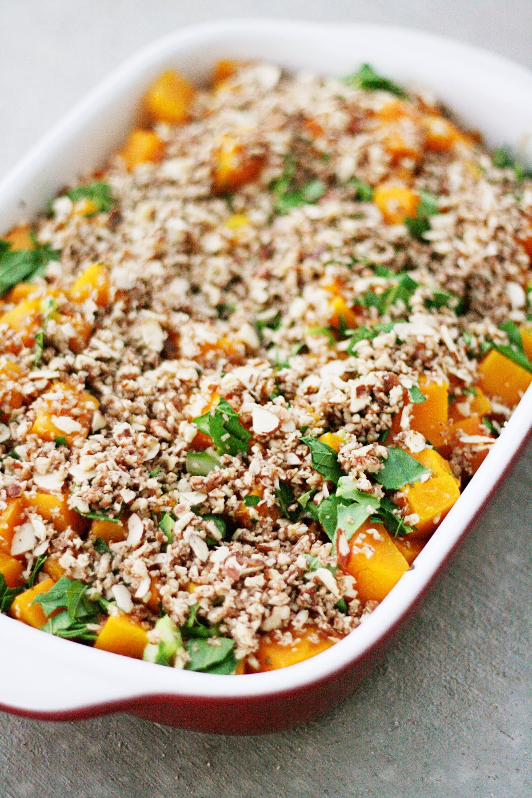 Naughty Carbs Parmesan Crusted Butternut Squash (Low Carb/Low Fat)