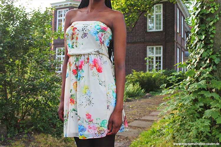Zara flower print dress, Floral Dress