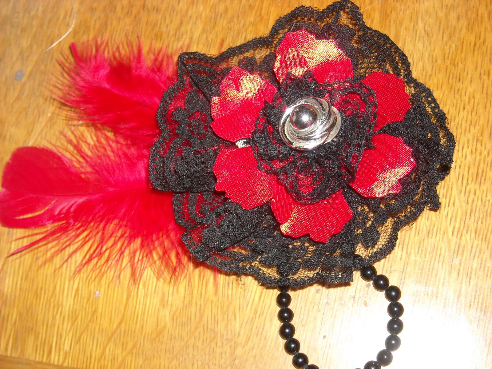 Black Lace Flower