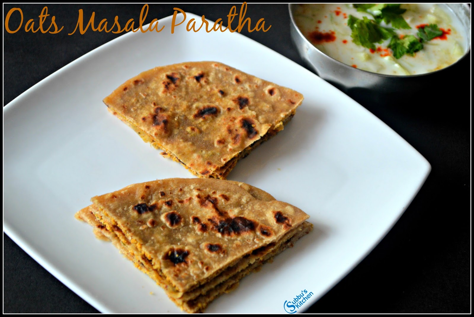 Oats Masala Paratha Oats Masala Paratha