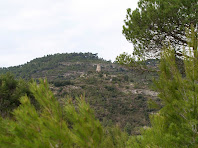 Vista general de la situació del Castell de Calders Vista general de la situació del Castell de Calders