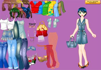 barbie dress up game