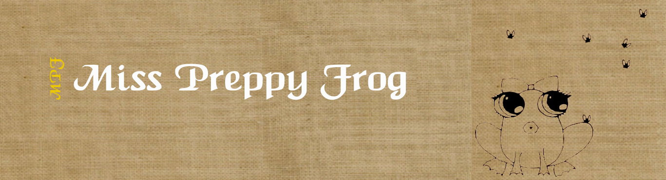 Miss Preppy Frog