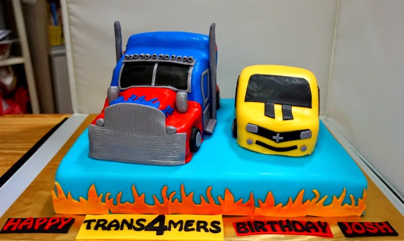 Transformers cake 2014