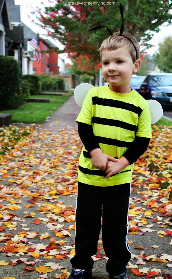 Bumble Bee Costume Tutorial {Inexpensive & NoSew} Creative Green Living