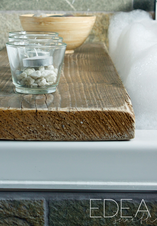 DIY RECLAIMED WOOD 'SPA STYLE' BATH BOARD [Plans] EDEA SMITH