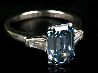 Fancy Deep Blue Diamond Ring Fancy Deep Blue Diamond Ring