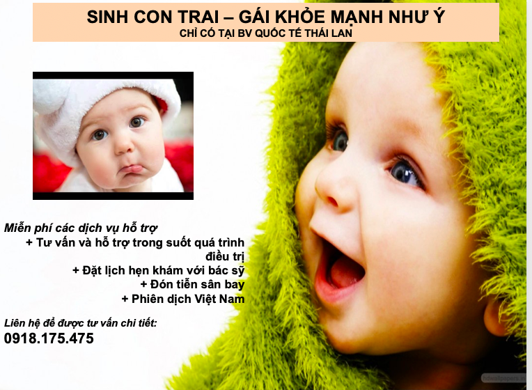 Điều trị vô sinh hiếm muộn - Sinh con theo ý muốn - HIV sinh con khoẻ mạnh không lây nhiễm từ bố mẹ