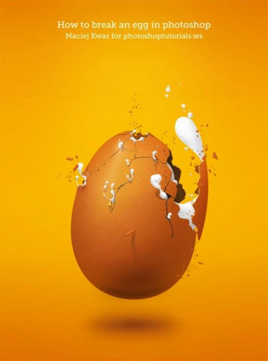 How To Break An Egg In Photoshop How To Break An Egg In Photoshop