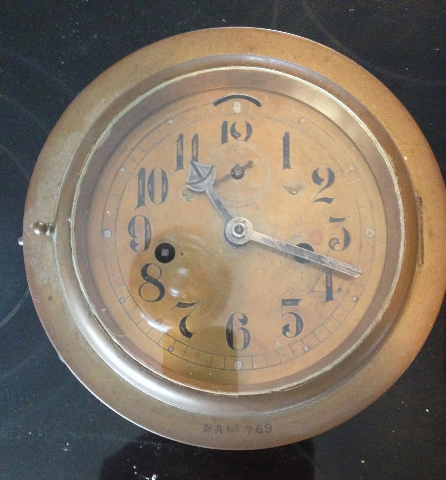 HyperAntique A piece of WW2 history Japanese Destroyer Clock