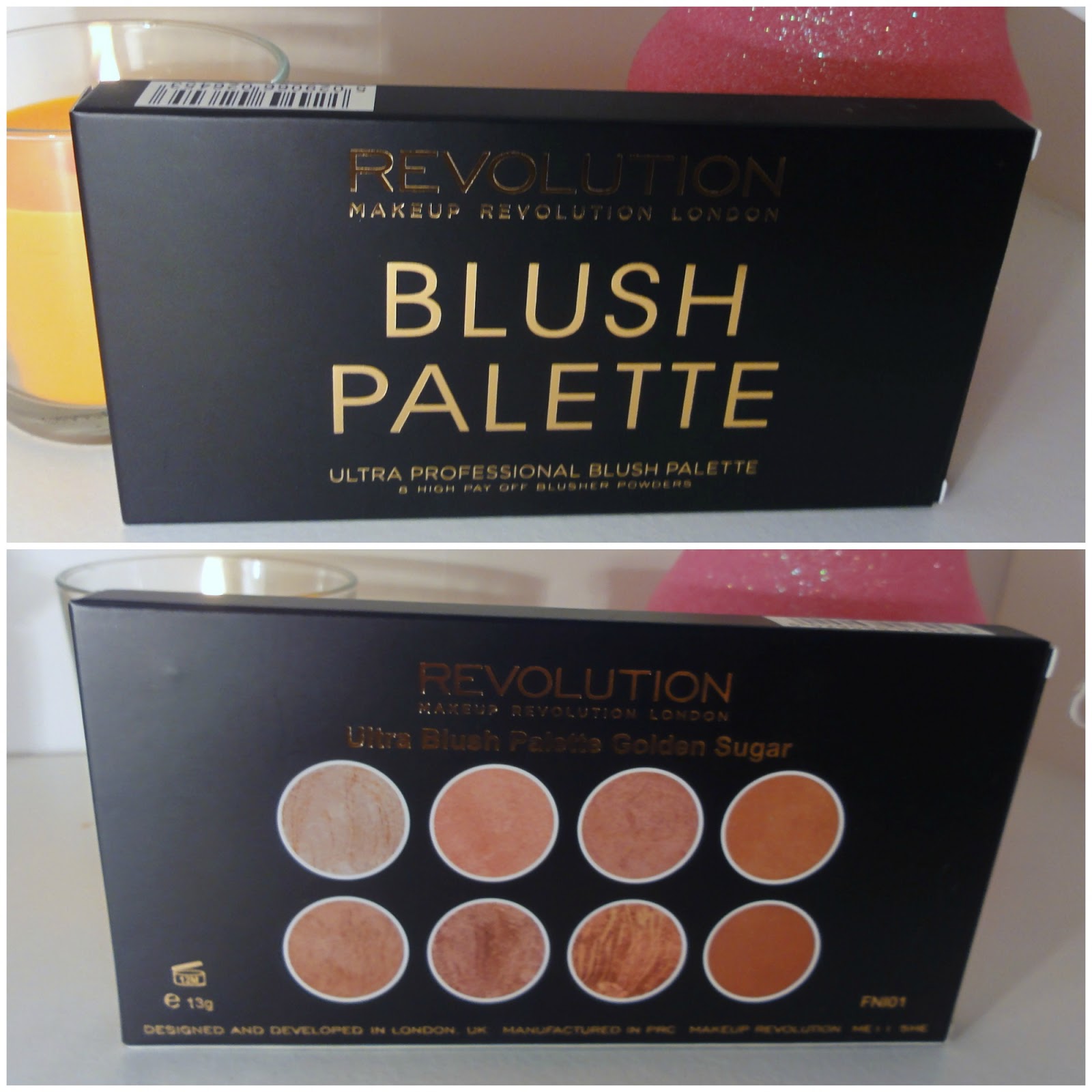 ♥ A British Sparkle ♥ Makeup Revolution Golden Sugar Ultra Blush Palette