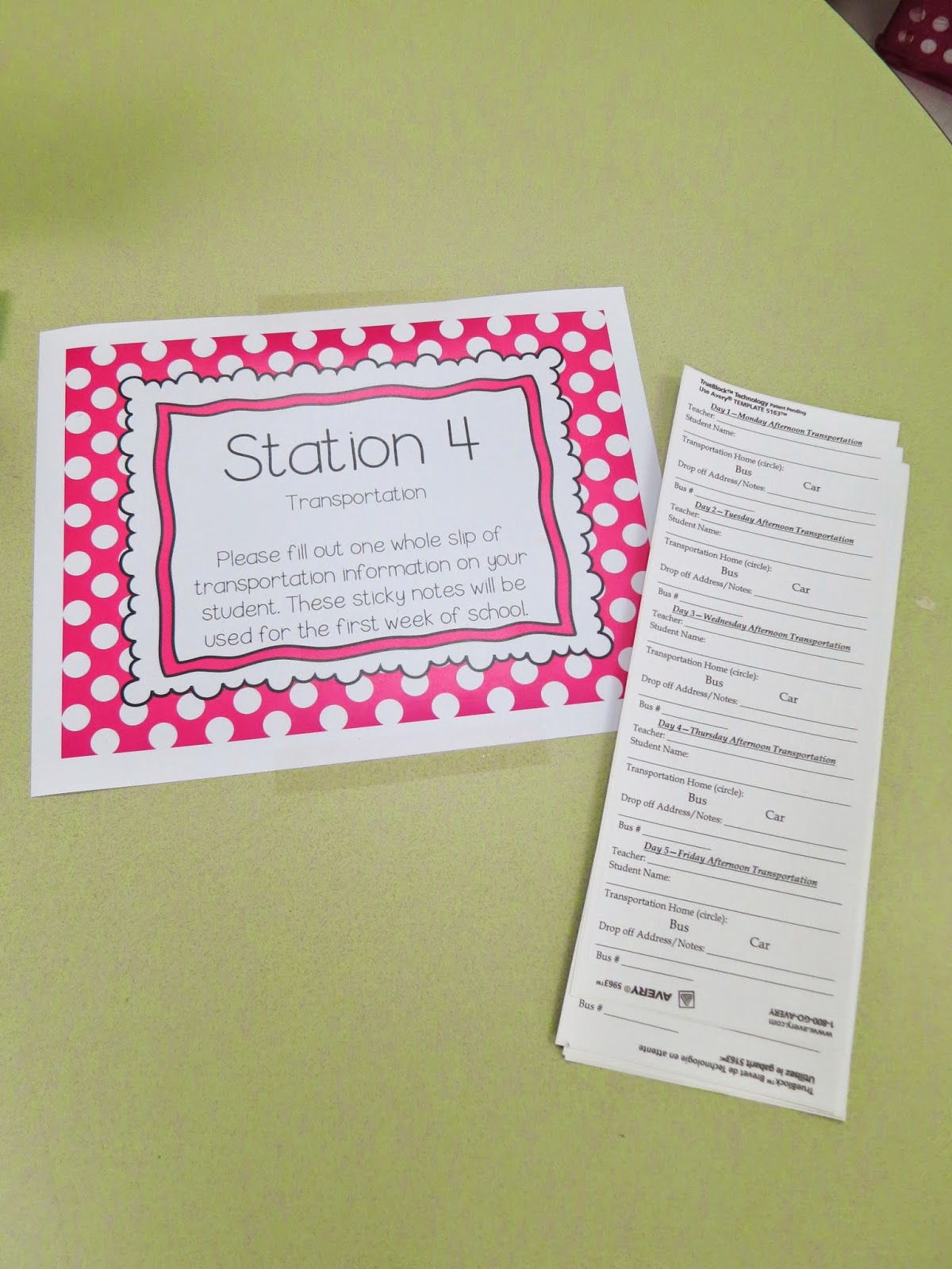 Open House Stations The Elementary Darling