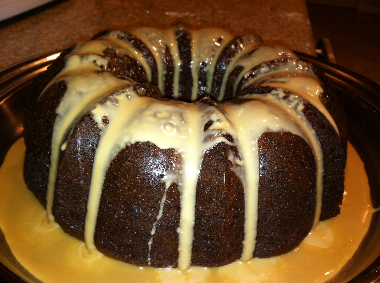 Cookin' With Whatcha Got Chocolate Chip Kahlua Cake