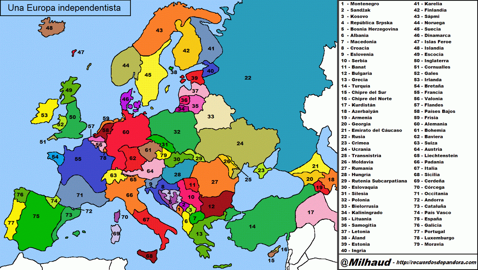 Capitales Paises Europa Mapa