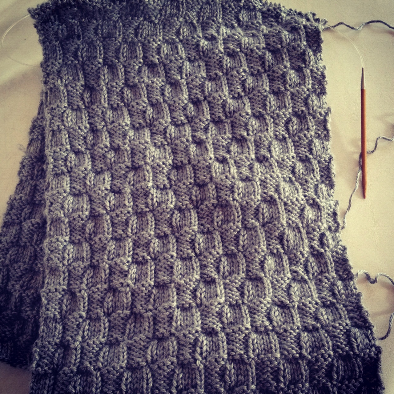 KNIT BASKET WEAVE PATTERN - FREE PATTERNS