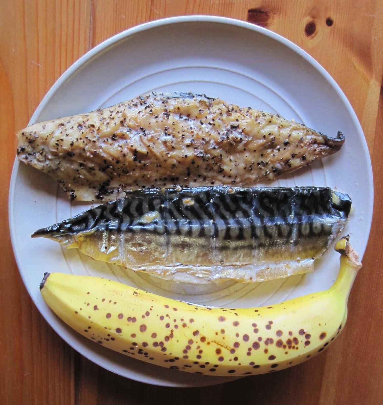 Living in England Mackerel sky over Durham and fish in my fridge