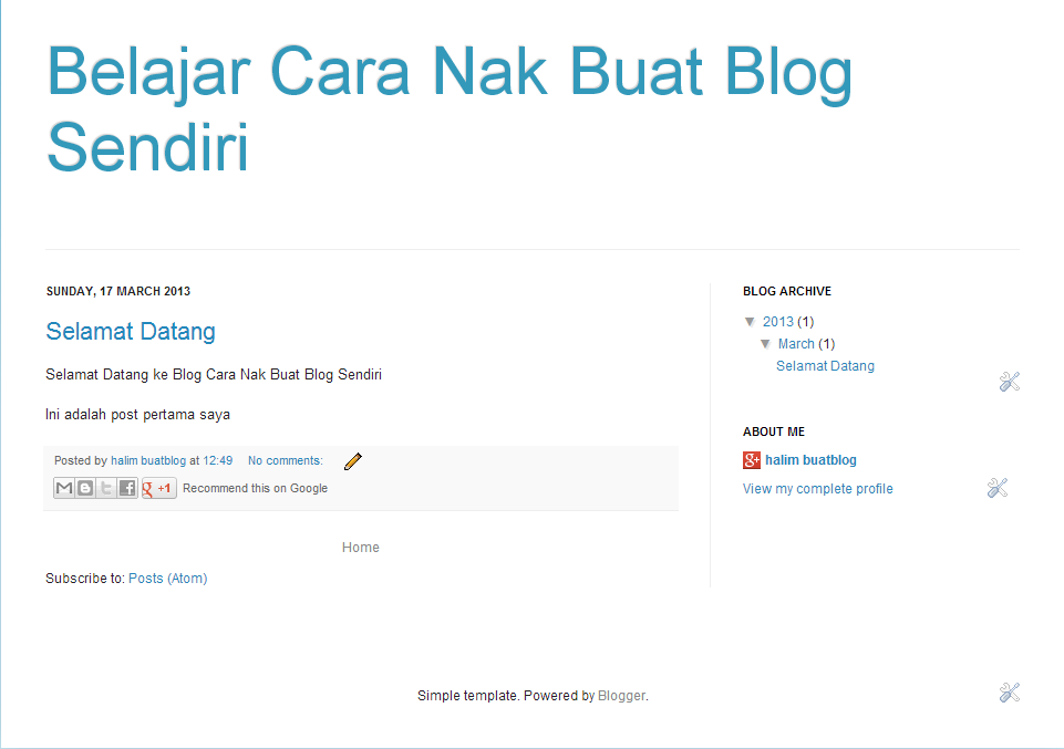 Rahsia Duit Free Cara Nak Buat Blog | tutorial blog cara buat sendiri rahsia duit free cara nak Rahsia Duit Free Cara Nak Buat Blog | tutorial blog cara buat sendiri rahsia duit free cara nak