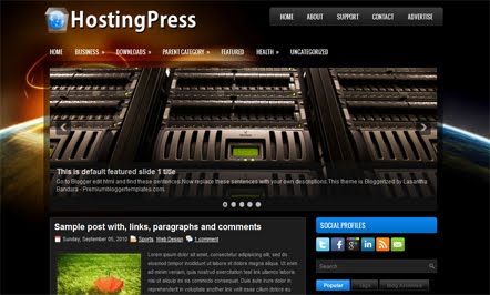 Business Solutions Blogger Template