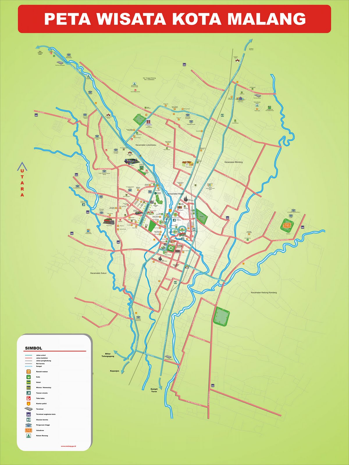 Peta Kota: Peta Kota Malang