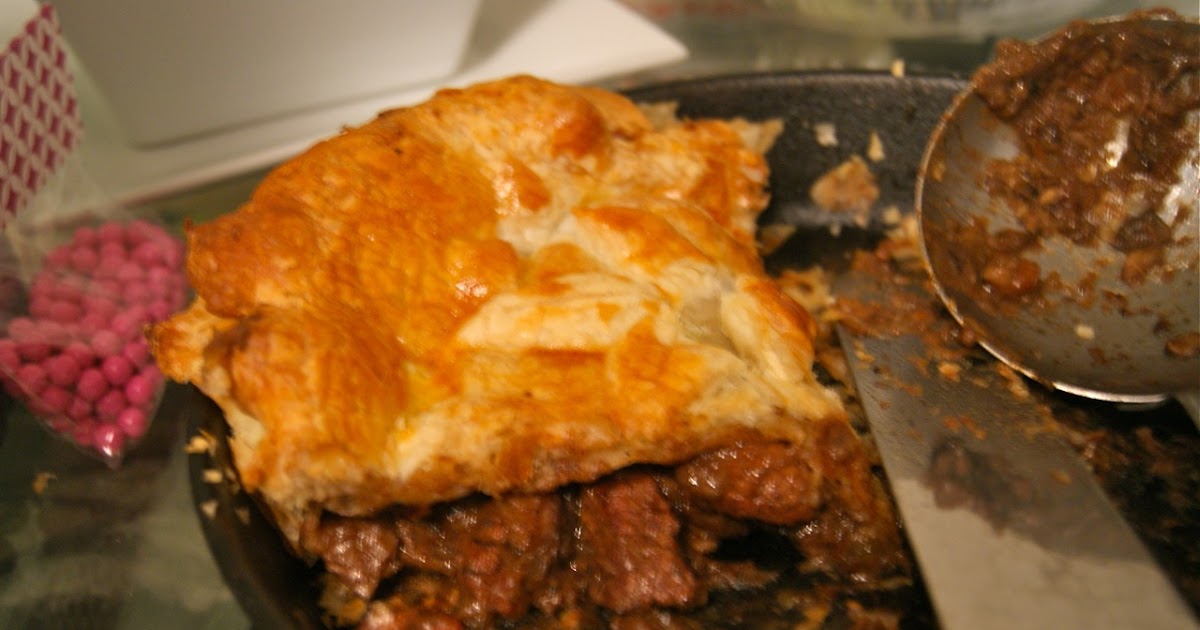 Dessert Before Dinner Steak and Guinness Pie