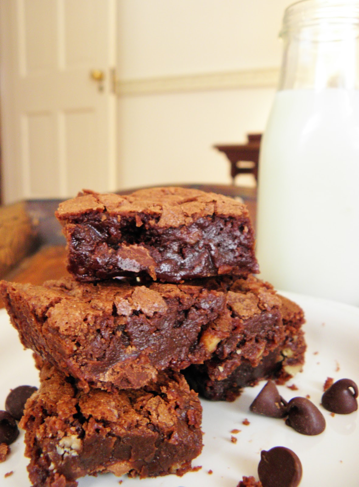 The Cozy Little Kitchen Sticky Fudge Brownies
