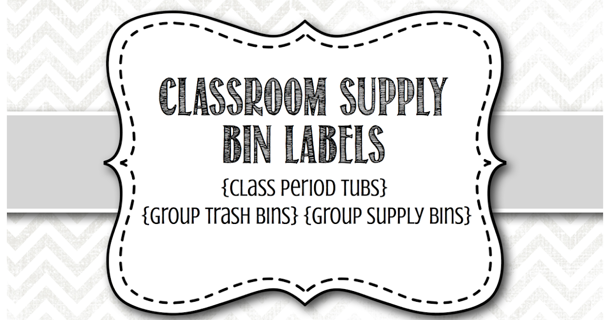 This Teacher Sweats Glitter Supply Bin Labels